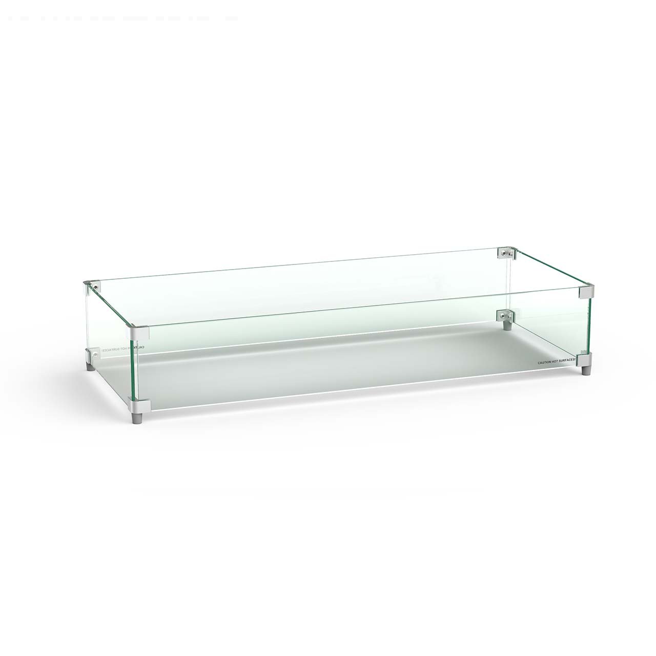 Contempo Rectangle Firetable 8204-WG Wind Guard