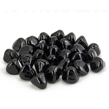 Fyre Glass, Fyre Gems, and Diamond Nuggets - Deep Black (10 lb)