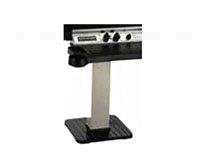 Patio Post with Cast Iron Base 27" Tall – Stainless Steel