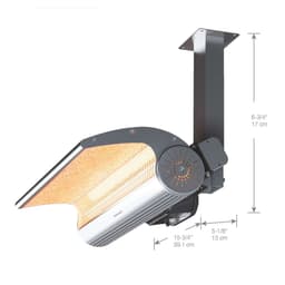 DSH Indoor/Outdoor Electric Infrared Heaters Ceiling Mount Bracket Kit DSHCMB