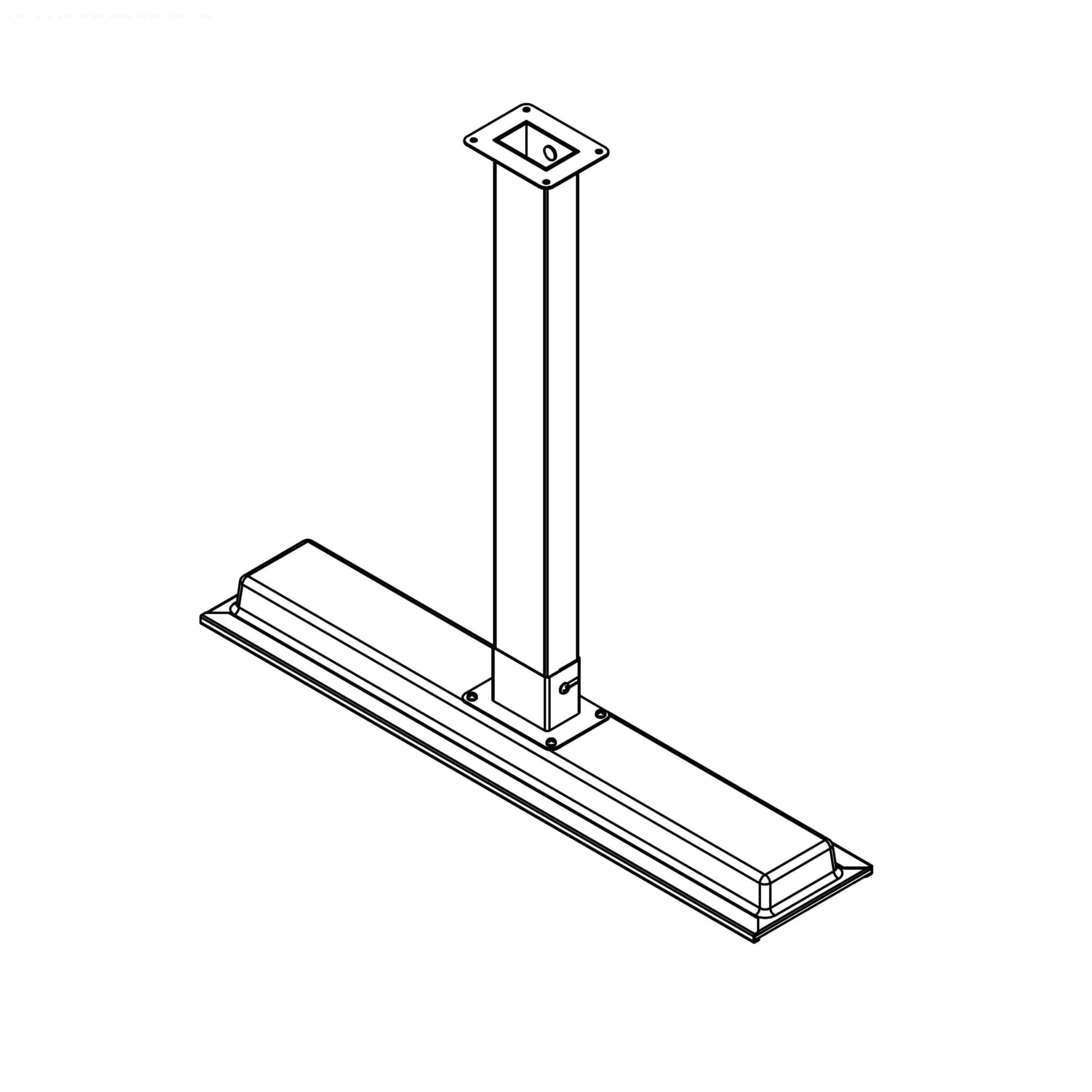 Platinum Marine Mounting Pole – 2 ft, 4500W