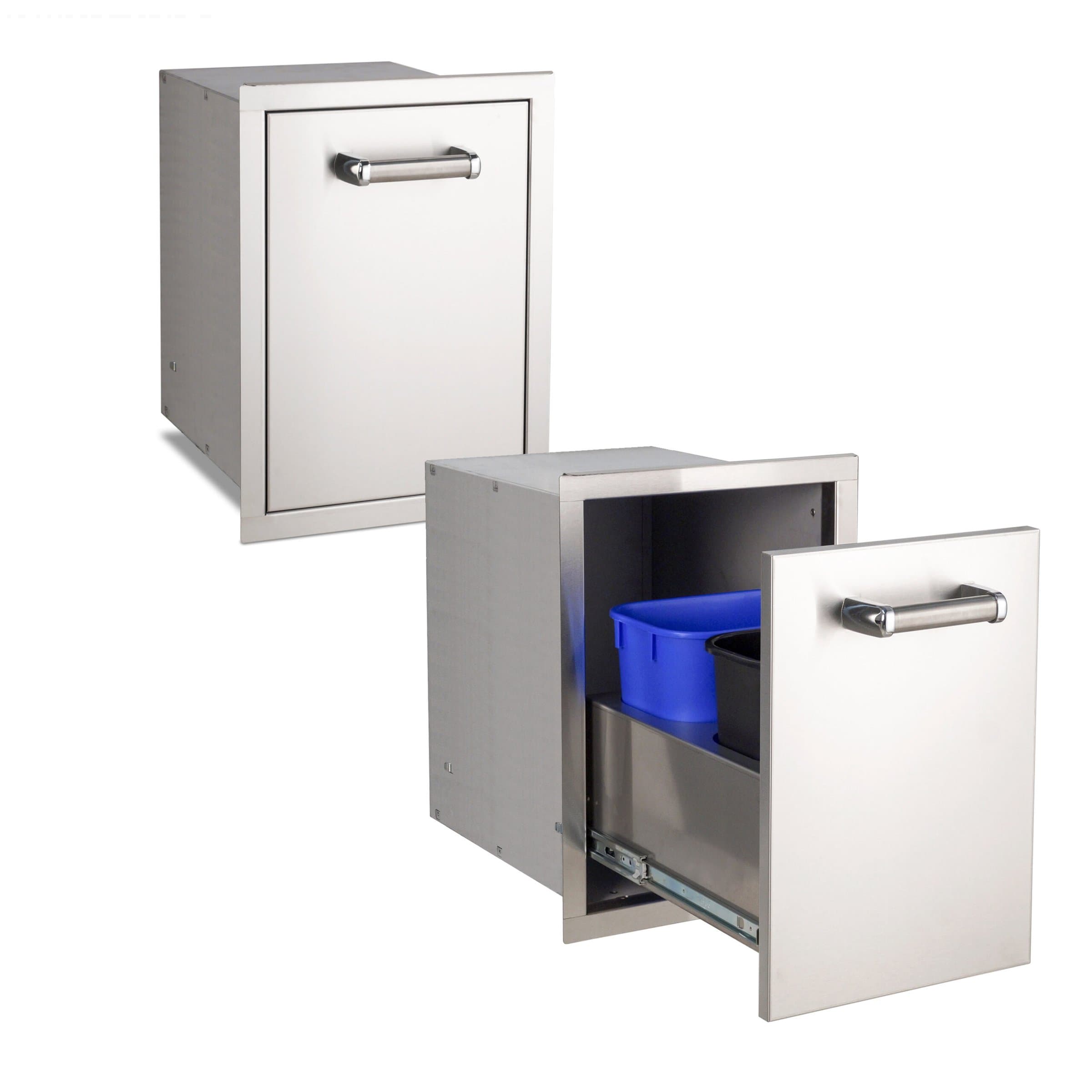 Dual Trash Cabinet