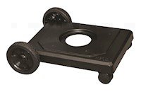 Portable Column Base with 8" Wheels and Locking Casters for JNR/WNK Gas Grills