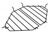 Stainless Steel Roaster Drip Pan Rack for Oval XL - 2pc