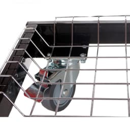 Cart with Basket and SS Side Shelves for Oval XXL