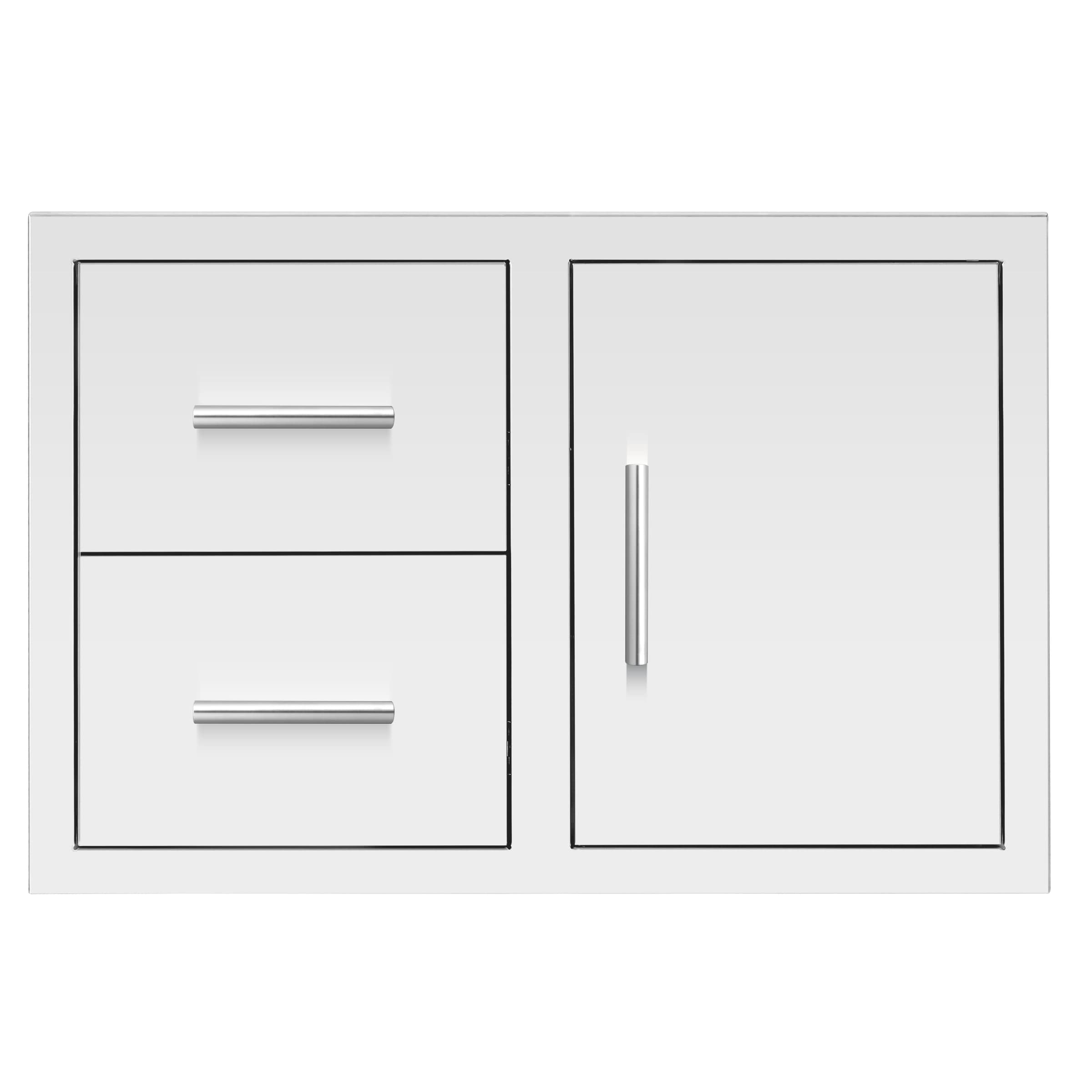 Masonry Frame - 33" 2-Drawer and Access Door Combo