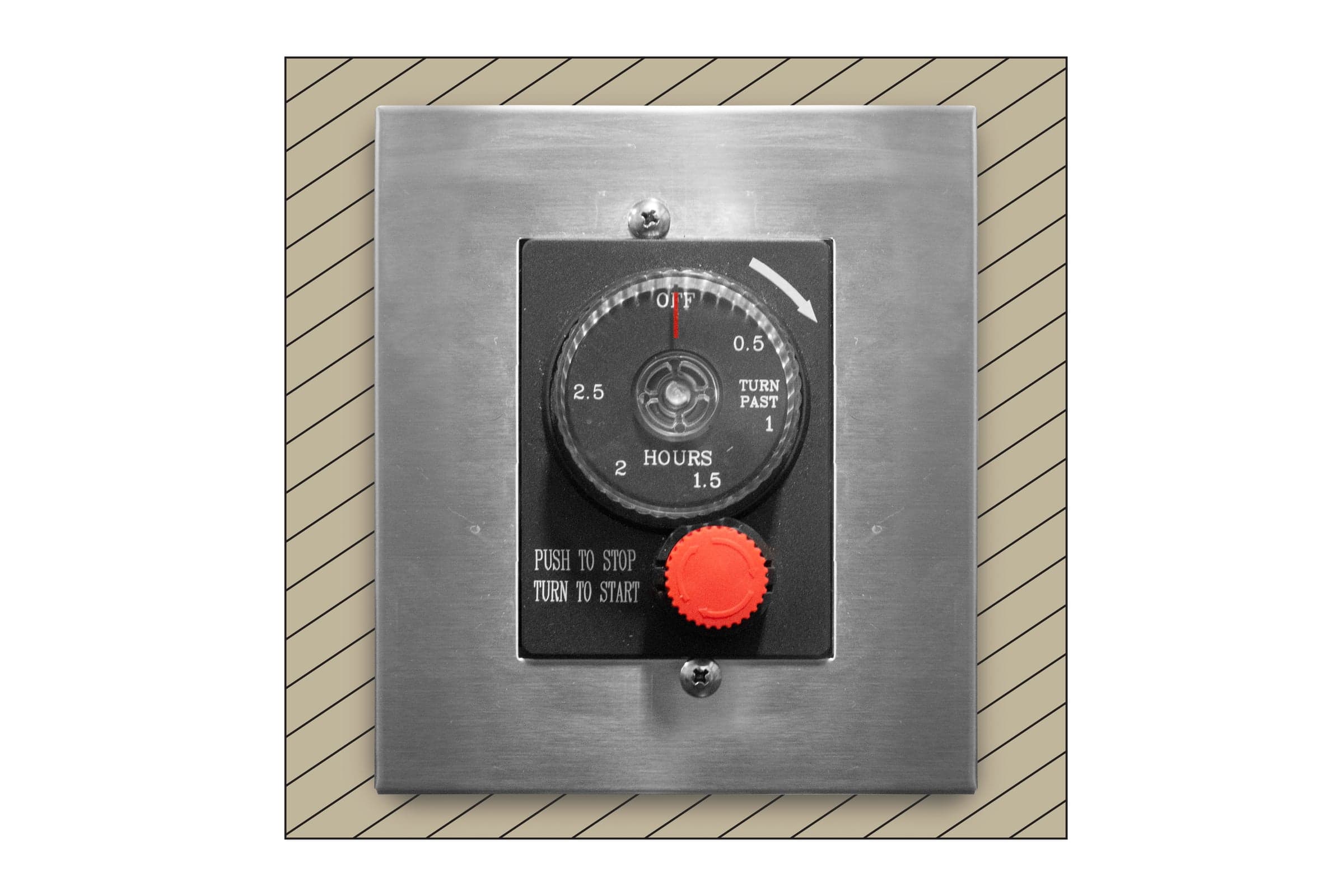 Surface Mount Enclosure to house ESTOP1-0H