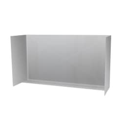 48" Stainless Steel Wind Guard (