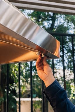 60" Outdoor Rated Vent Hood with 2,000 CFM Motor and Mounting Bracket
