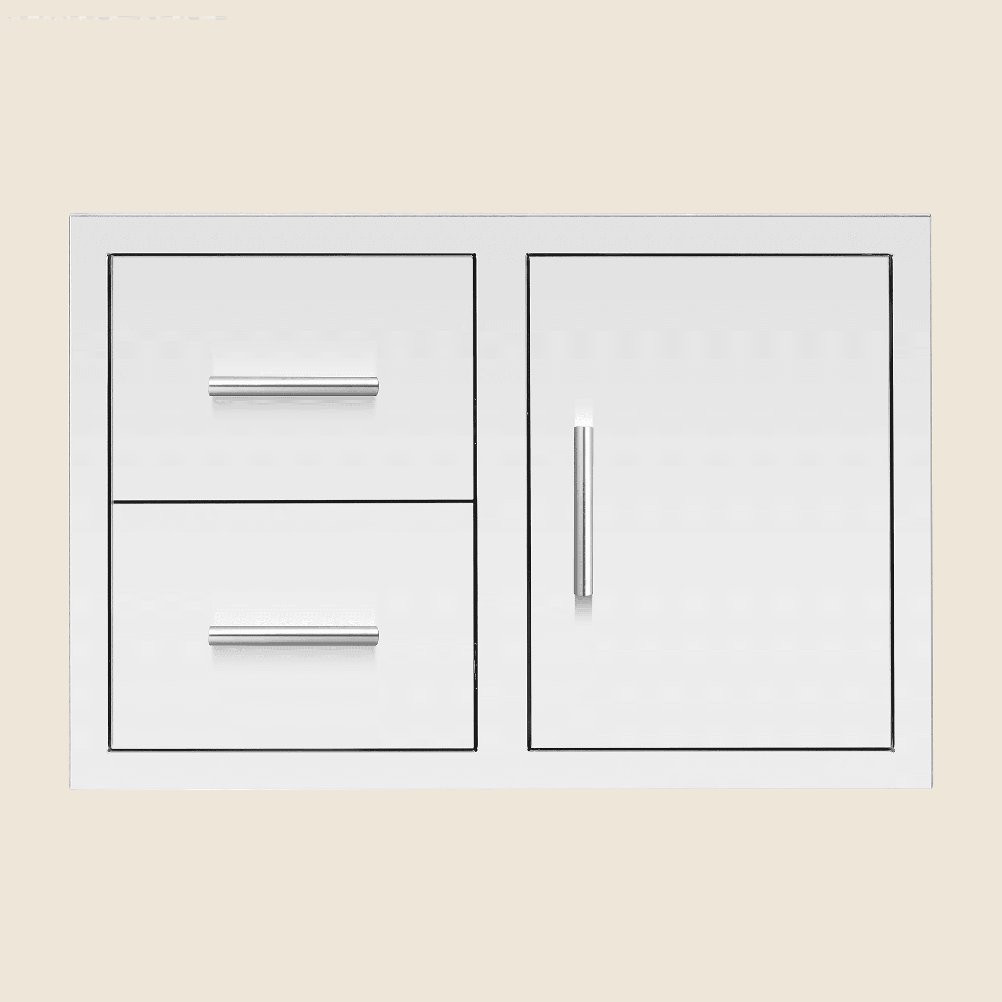 Masonry Frame - 33" 2-Drawer and Access Door Combo