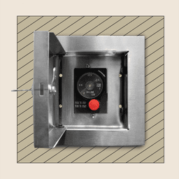 Locking Cabinet to house ESTOP1-0H Timer