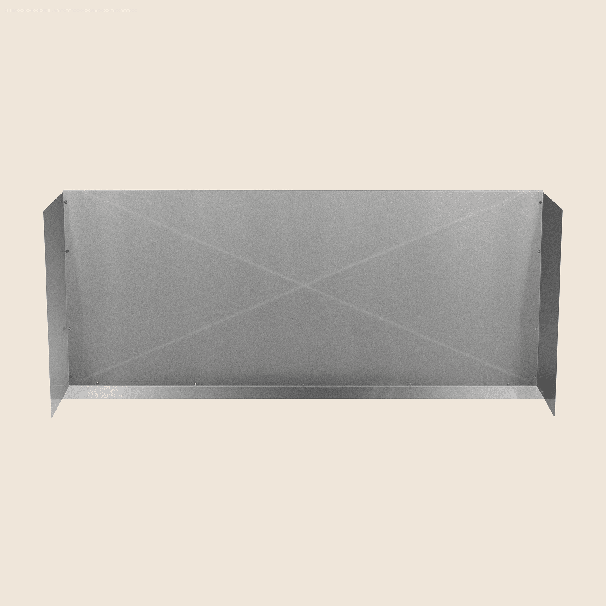 48" Stainless Steel Wind Guard (