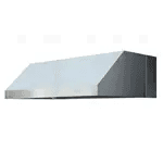 VH42-2 42" Outdoor Rated Vent Hood with 2,000 CFM Motor and Mounting Bracket
