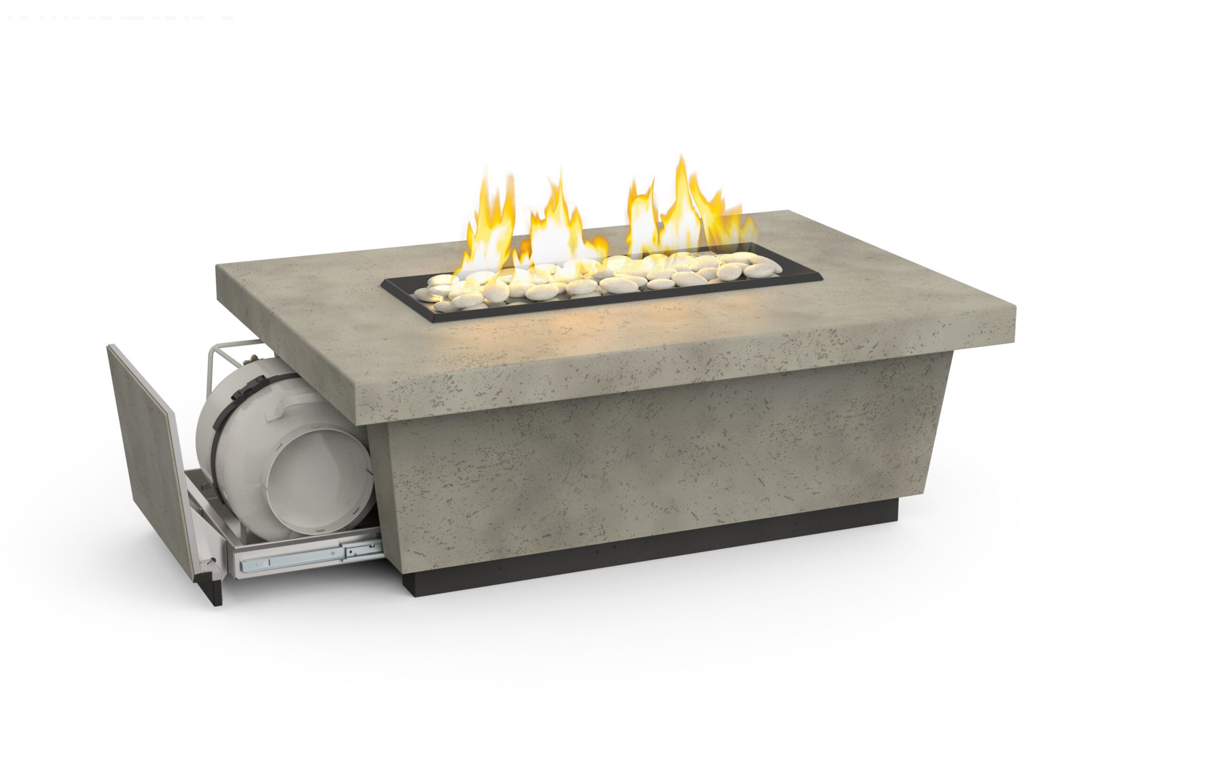 Contempo LP Select Firetable - Travertine