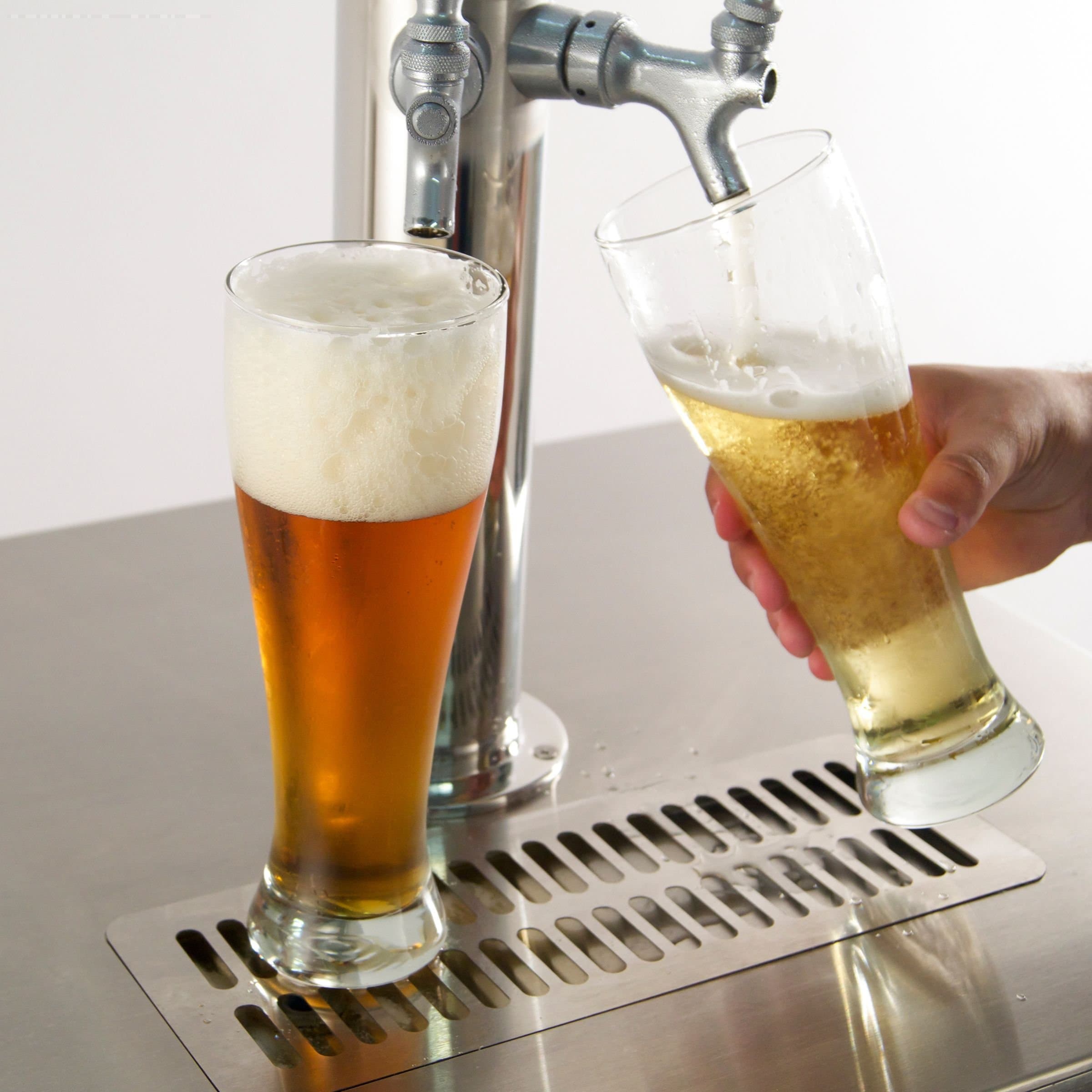 Outdoor Rated Double Tap Kegerator – Right Hinge