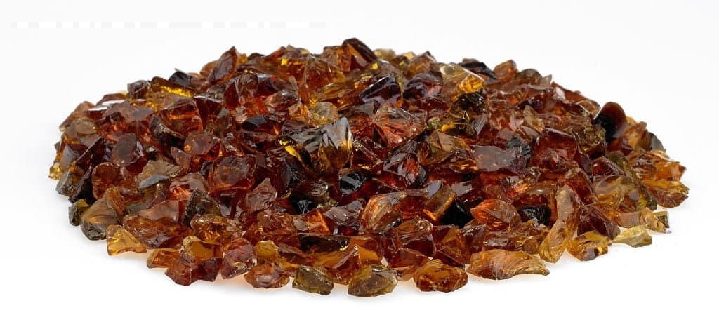 3/4" Auburn Fireglass, 10 lbs