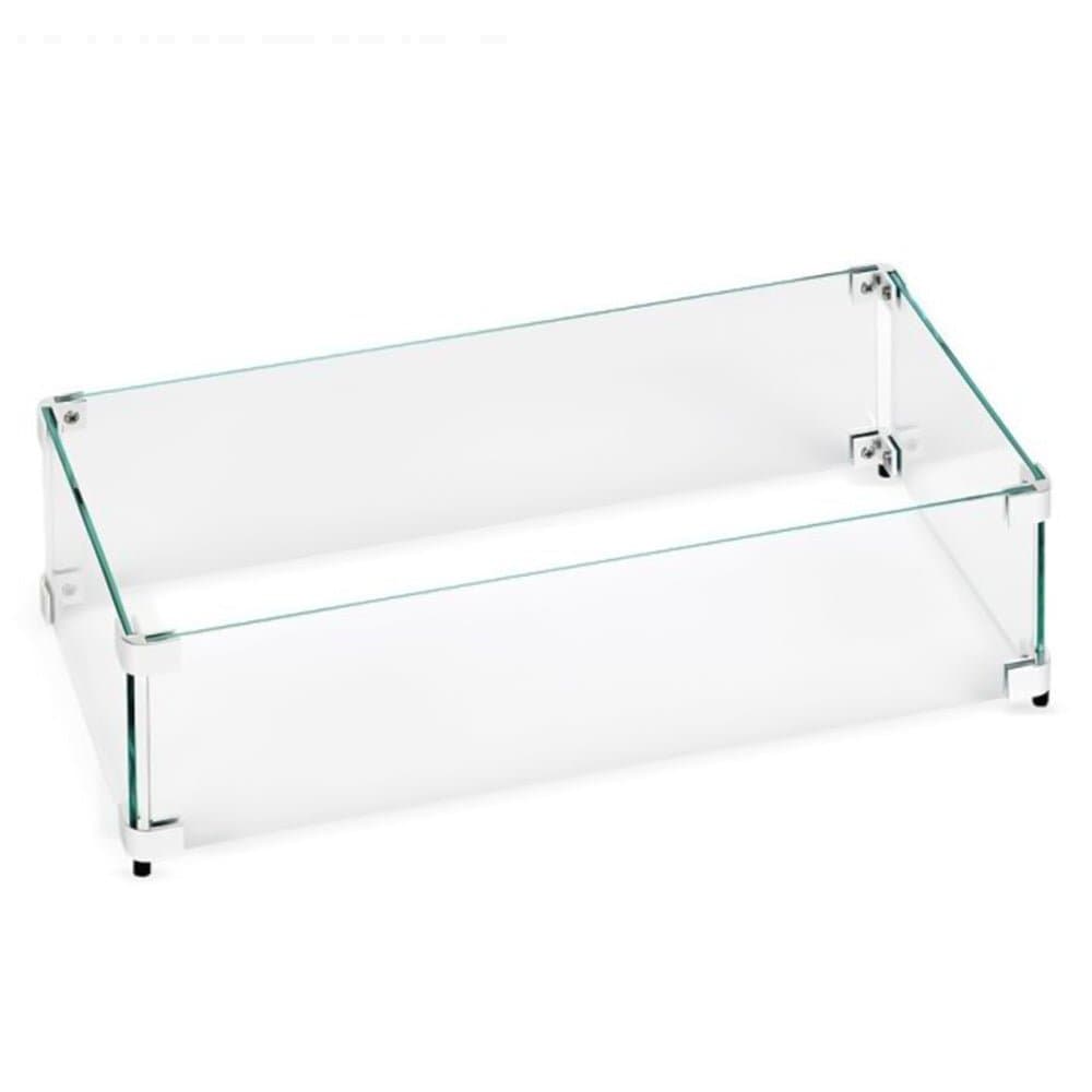 Tempered Glass Flame and Wind Guard for AON R48 Rectangle